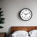 Atomic Wall Clock Analog 14 Inch Battery Operated Modern Decorative for Living Room Kitchen Office Bedroom Bathroom(Black) by CozyNest Decor
