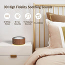 Nursery Lamp with Sound Machine, Mood Lighting, 7 Colors Night Light, 30 Soothing Sounds, White Noises for Baby, Adults. Timer, Plug in, Memory Function, Touch Control by TinyTreasures Baby Boutique