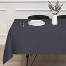 sancua Rectangle Tablecloth - 70 x 120 Inch - Stain and Wrinkle Resistant Washable Polyester Table Cloth, Decorative Fabric Table Cover for Dining Tables, Buffet Parties and Camping, Grey by CozyNest Decor