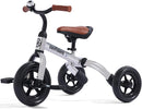 Ancaixin 3 in 1 Toddler Tricycles for 2-5 Years Old Boys Girls with Adjustable Seat Detachable Pedal and Bell, Foldable Baby Balance Bike Riding Toys, Kids Birthday Christmas New Year Gift (Silver) by TinyTreasures Baby Boutique
