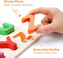 Coogam Wooden Alphabet Puzzle – ABC Letters Sorting Board Blocks Montessori Matching Game Jigsaw Educational Early Learning Toy Gift for Preschool Year Old Kids by TinyTreasures Baby Boutique