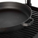 TITAN GREAT OUTDOORS Ash & Ember Santa Maria Grill, Argentine Style Open Fire Grill, Adjustable Cooking Grate with Flywheel, BBQ Grill Comes with Cast Iron Skillet by GreenHaven Gardens