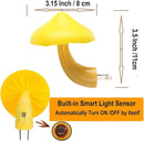 AUSAYE 3 Pack Sensor LED Mushroom Night Light Plug in Lamp Cute Night Lights for Adults Kids NightLight Bedroom,Bathroom,Toilet,Hallway,Stairs,Kitchen,Basement Warm Yellow by TinyTreasures Baby Boutique