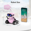 ALLCELE Girls Robot Toy, Rechargeable RC Robot for Kids, Remote Control Toy with Music and LED Eyes, Gift for Children Age 3 Years and Up - Pink by TinyTreasures Baby Boutique