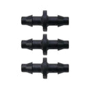 Dnyta 100pcs Barb Fittings PVC for 1/4 Inch Irrigation Tubing Drip Irrigation Barb Fittings Irrigation Tubing Connector Drip Irrigation Barbed Coupling for Plant Drip or Yard Spray Irrigation by GreenHaven Gardens