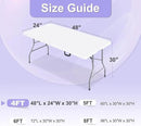 ABCCANOPY 4 Pack 4 FT Black Spandex Table Cover Stretch Fitted Wrinkle Resistant Tablecloth Reuse for Rectangular Folding Table Patry Event Wedding Banquet Protector by CozyNest Decor