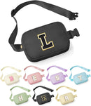 YOOLIFE Graduation Gifts for Him Men - Dad Gifts for Fathers, Personalized Gifts Birthday Gifts for Men, Fathers Gifts for Dad Him, Black Initial Crossbody Bag Belt Bag L, Small by TinyTreasures Baby Boutique