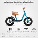 JOYSTAR 10"/12" Toddler Balance Bike for Girls & Boys, Ages 18 Months to 5 Years, Kids Push Bike with Footrest & Adjustable Seat Height, First Birthday Gifts for 2-5 Boys Girls by TinyTreasures Baby Boutique