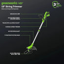 Greenworks 40V 13-Inch Cordless String Trimmer/Edger and Leaf Blower Combo Kit + 3 Bonus Spools, 2.0Ah Battery and Charger Included by GreenHaven Gardens