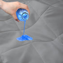 Crib Mattress Protector Waterproof Crib Sheets Fitted 2 Pack Gray Quilted Toddler Mattress Pad Cover 52" x 28" Machine Washable by TinyTreasures Baby Boutique