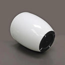 FixtureDisplays® 11.8" Diameter 11.8" Tall White Plant Pots, Plastic Flower Pots with Drainage Holes and Saucers for Indoor and Outdoor 15748-NF by CozyNest Decor