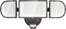 iMaihom 100W Motion Sensor LED Security Light, 9000LM Super Bright Flood Lights Outdoor, 6500K Exterior Floodlight, IP65 Waterproof, 3 Head Adjustable Motion Detector Light for Yard Garage (Brown) by GreenHaven Gardens