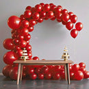 140pcs Red Round Balloons Different Sizes 18 12 10 5 Inch Latex Balloons for Arch Decoration Party Balloon Kit for Graduation Birthday Party Wedding Balloon Baby Shower Decoration by TinyTreasures Baby Boutique