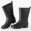 Mid Calf Rain Boots Women Waterproof PVC Womens Rubber Rain Boot Seamless Rain Footwear Outdoor Garden Work Walking by GreenHaven Gardens