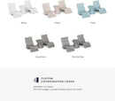 Ledge Lounger Signature Chair Set - Two Chairs - Ice Bin Side Table - in-Pool - On-Deck - Water Depths 0-9” - All Types - Resin Water Chairs - Pool, Sundeck, Outdoor Patio (Granite Grey) by GreenHaven Gardens