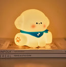 DREAMING MY DREAM Puppy Night Light for Kids Lamp,Soft Silicone Nursery Light for Baby Room and Toddler Toy,Portable Dimmable Rechargeable Animal Lights for Girls and Boys by TinyTreasures Baby Boutique