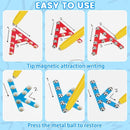 Magnetic Alphabet Tracing Board, ABC Magnetic Letter Board, Magnets Tablet Drawing Board Preschool Learning Toys for Kids by TinyTreasures Baby Boutique