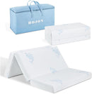 Pack and Play Mattress, 38x26” Foldable Travel Crib Memory Foam Playpen Mattress Pad for Baby & Toddler – Fits Most Playards by TinyTreasures Baby Boutique