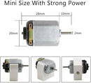Sntieecr 6 Set DC Motors Kit, Mini Electric Motor 3V 15000RPM with 66 PCS Plastic Gears, AA Battery Holder Case, Motor Bracket, Shaft Propeller and Rocker Switch for DIY Toys Science Projects by TinyTreasures Baby Boutique