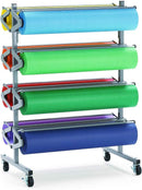 Colorations Arts and Crafts Paper Roll - 36" x 1000', Sky Blue, Dual Surface, Markers, Finger Paints, Painting, Watercolors, Acrylic Paints, Wall Art, Bulletin Board Paper, Kids Crafts (Item