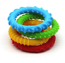 Sensory Chew Bracelets for Boys and Girls, 4 Pack Fidget Bracelet for Kids with Autism ADHD Anxiety Texture Soft Silicone, Oral Motor Aids Toddler Bracelets Sensory Chew Toys for Kids Chewing Biting by TinyTreasures Baby Boutique