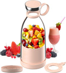 OTPEIR Portable Blender for Shakes and Smoothies with 11.83 Oz Travel Cup and Lid,Durable Stainless Steel Blades for Juice Blending Performance, Pink by TinyTreasures Baby Boutique