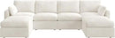 HONBAY Sectional Couch with Storage Seats, Modular Sectional Sofa with Storage Ottoman, U Shaped Sectional Couches for Living Room,Beige by CozyNest Decor