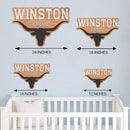 Personalized Western Baby Nursery Decor - Custom Layered Name Sign, Wooden Gift by TinyTreasures Baby Boutique
