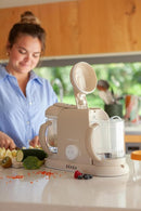BEABA Babycook Duo 4 in 1 Baby Food Maker, Baby Food Processor, Baby Food Blender Baby Food Steamer, Make Fresh Healthy Baby Food at Home, 9.1 Cup Capacity, Makes 54 Servings in 20 Mins, Oat by TinyTreasures Baby Boutique