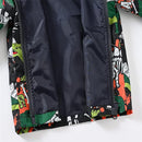 TUIJI Toddler Boys Girls Cartoon Print Zip Jacket Hooded Trench Lightweight Kids Coats Windbreaker Outdoor Cute Dust Coats by TinyTreasures Baby Boutique