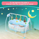 4 PCS Baby Soft Hanging Rattle Crinkle Squeaky Toy - Baby Toys for 0 3 6 9 to 1 Animal Ring Plush Stroller Infant Car Bed Crib Travel Activity Hanging Wind Chime with Teether for Boys Present by TinyTreasures Baby Boutique