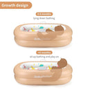 Swimbobo Inflatable Baby Bathtub – Soft, Portable Baby Bath for Infants and Toddlers, Easy to Inflate, Waterproof, Ideal for Home and Travel (Basic) by TinyTreasures Baby Boutique