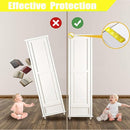 Anti Tip Furniture Anchors for Baby Pet Proofing,Furniture Wall Anchor Furniture Dresser Bookshelf Falling Prevention Device for Children (Yellow) by TinyTreasures Baby Boutique