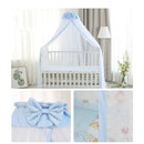 CdyBox Breathable Crib Netting Bed Curtains Canopy for Kids Mosquito Net Bedroom Decor (Blue, Mosquito net) by TinyTreasures Baby Boutique