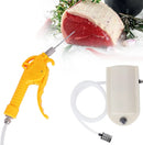 Electric Meat Injector Gun Pump with Hose, 50W Automatic Marinade Injector Syringe Kit for BBQ, Turkey Pork Beef, 10 Stainless Steel Needles for Home Kitchen & Outdoor Grilling by GreenHaven Gardens