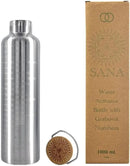 SANA Numerana Grabovoi Water Bottle 1L (34 oz), Water Activator Bottle with Engraved Grabovoi Numbers, Double layerd bottle, Health Focused (2.0 Version) by CozyNest Decor