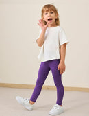 Toddler Girls Leggings 2-Pack Bamboo Viscose Little Girls Casual Stretch Pants by TinyTreasures Baby Boutique