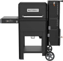 Masterbuilt® Gravity Series® 600 Digital Charcoal Grill and Smoker,WiFi Technology, GravityFed™ Charcoal Hopper, 600 Cooking Sq. Inches, Reversible Smoke&Sear Cast Iron Grates, Black, Model MB20041023 by GreenHaven Gardens
