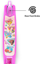Jetson Character Kids Kick Scooter, LED Lights on Stem & Light-Up Wheels, Lightweight Frame, Height-Adjustable Handlebar, Lean-to-Steer System, Easy-Fold Mechanism by TinyTreasures Baby Boutique