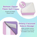 6-Piece Foam Climbing Blocks for Toddlers: Colorful Climbing Gym PU Leather Baby Foam Building Blocks Indoor Toy by TinyTreasures Baby Boutique