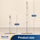 Yocada 17.7" Floor Squeegee Rubber TPR Blade Scrubber Broom 61.8inch Pole Household Broom for Garage Courtyard Shower Bathroom Floor Marble Glass Tile Water Foam Pet Hair Removal Cleaning by GreenHaven Gardens