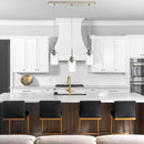 3-Light Farmhouse Chandelier Light Fixture Brushed Nickel Clear Seeded Glass Dining Room Hanging Modern Pendant Lighting Over Table,Traditional Ceiling Lights for Kitchen Island Entryway by CozyNest Decor