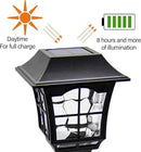 MAGGIFT 2 Pack Solar Wall Lantern Outdoor, Exterior Waterproof 15 Lumens Solar Sconce Light Fixture with Wall Mount Kit for Front Door Fence Garden Decor by GreenHaven Gardens