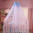 CdyBox Breathable Crib Netting Bed Curtains Canopy for Kids Mosquito Net Bedroom Decor (Blue, Mosquito net) by TinyTreasures Baby Boutique