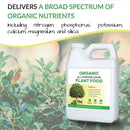 FOOP Organic All-Purpose Liquid Plant Food - Use on All Outdoor Plants: Flower Beds, Vegetable Gardens, Container Gardening | Concentrated Liquid Fertilizer (1 Gallon, 2 Pack, Mixes to 256 Gallons) by GreenHaven Gardens