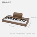 Kids Piano Keyboard, Digital Piano for Kids, Music Educational Instrument Toy, Wood Toy for 3+ Girls and Boys (Walnut, 37 Keys) by TinyTreasures Baby Boutique