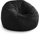 Hobestluk 4FT Bean Bag Chair Giant Bean Bag Chairs for Adults Large Bean Chairs with Removable Cover, Beanbag Chair with Filler, Adult Bean Bag Chairs for Living Room, Bedroom by CozyNest Decor