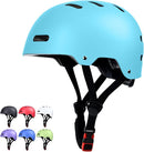 Skateboard Bike Helmet for Adults Women Men Youth Kids (2-3-5-8-14+ Years Boys Girls) - Lightweight Multi-Sport Adjustable Helmets for Bicycle Skateboard Scooter Skate Cycling by TinyTreasures Baby Boutique