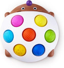 LiKee Fidget Popper Sensory Baby Toys for 10+ Months, Push and Popping Busy Board, Montessori Toys for 1+ Years Old, Airplane Car Travel Toy for Toddlers 1-3 Stress Relief (Hedgehog) by TinyTreasures Baby Boutique
