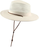 Home Prefer Cotton Summer Fedora Hat Wide Brim Sun Hats for Men Women UPF 50+ Sun Protection Cap for Fishing Hiking by GreenHaven Gardens